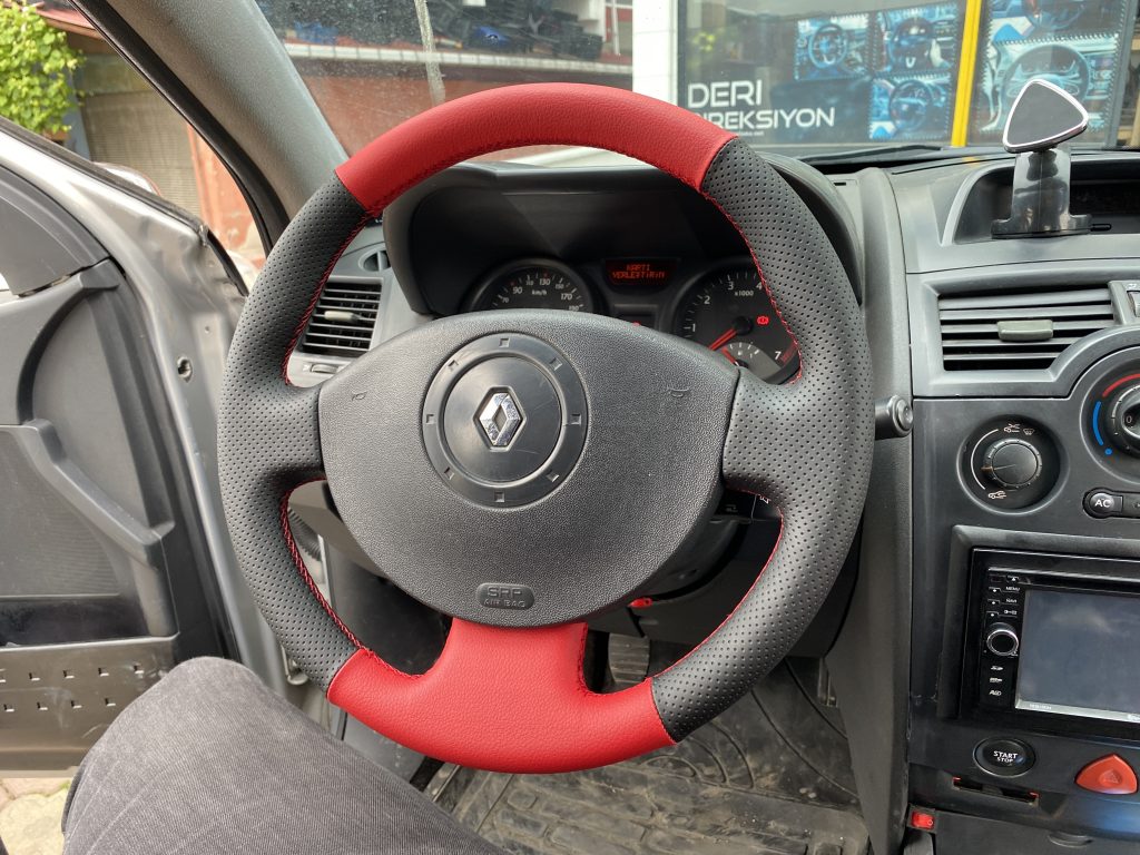 Renault megane 2 2002-2003-2004-2005-2006 2007 - 2008- 2009 deri direksiyon kılıfı